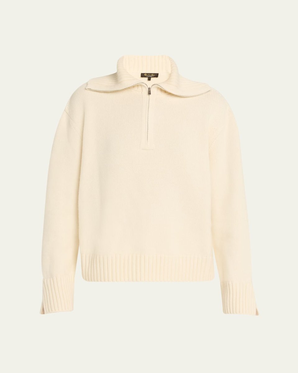 Parksville Cashmere Quarter-Zip Sweat